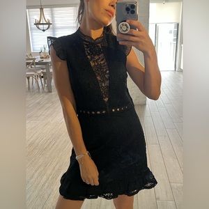 Garota Black Lace Dress